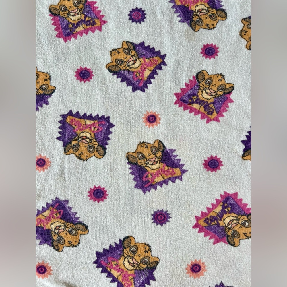 🦁Vintage Disney 90’s Lion King Simba Turtleneck Longsleeve T Shirt 4T RARE